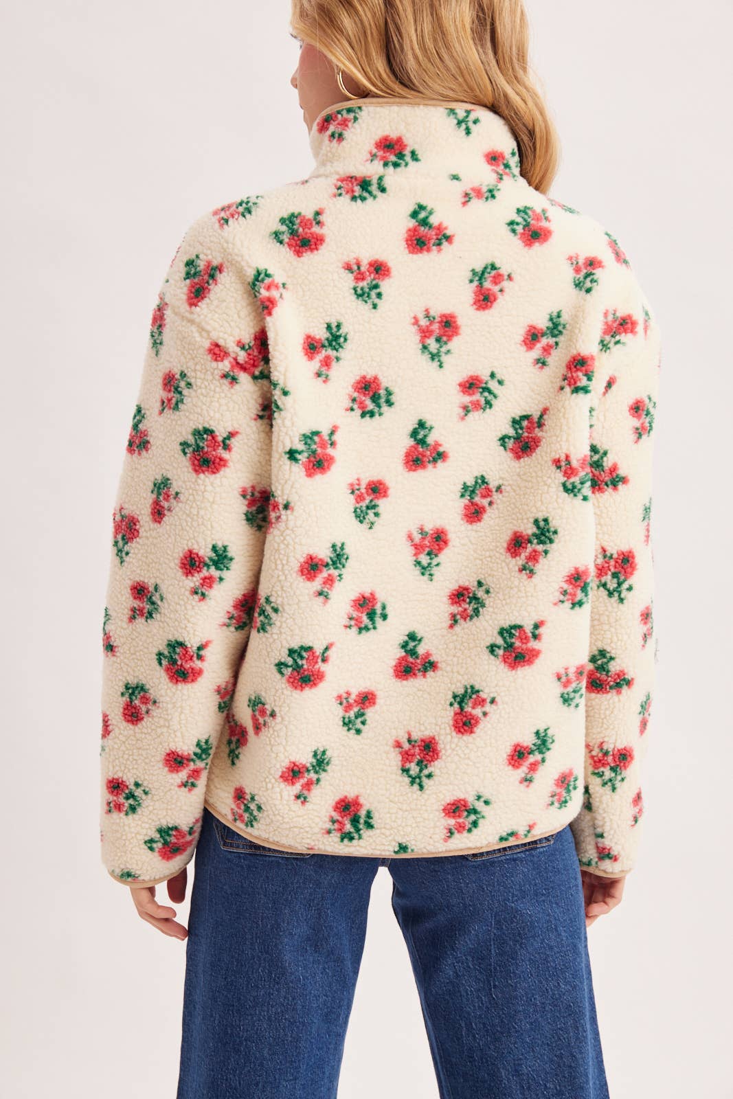 Floral Sherpa Jacket
