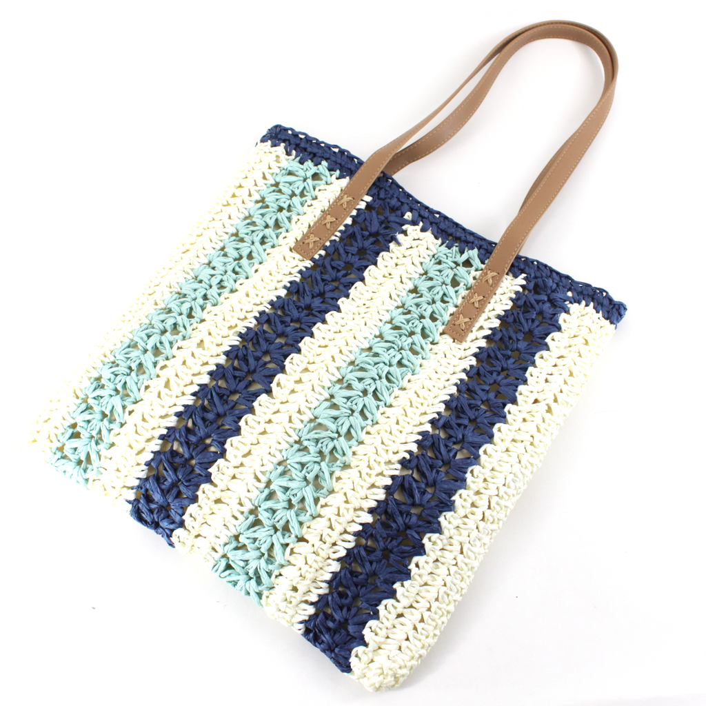 Grass Straw Tote Bag