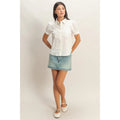 Button up Puff Sleeve