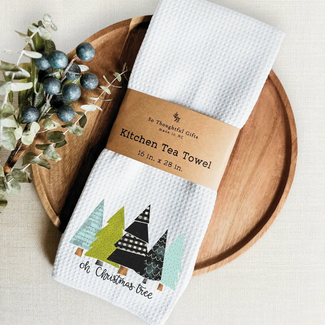 Christmas Dish Towel - Oh Christmas Tree