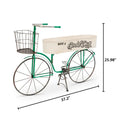 37.2"L Metal Antique "Have A Good Bike