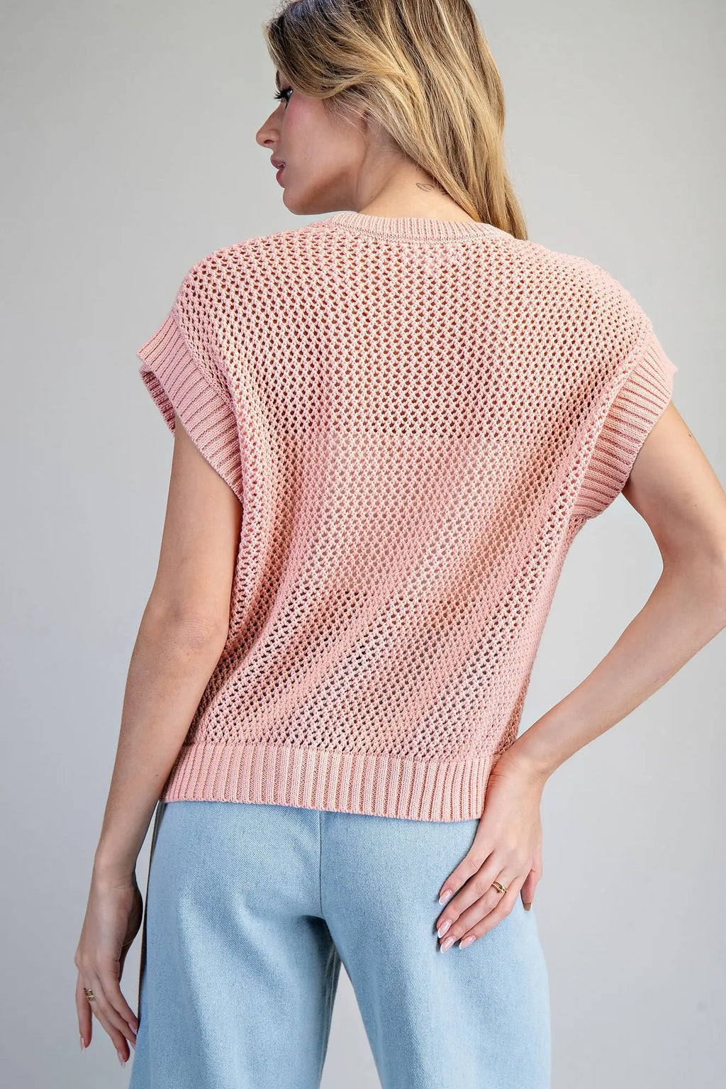 Open Weave Knit Top
