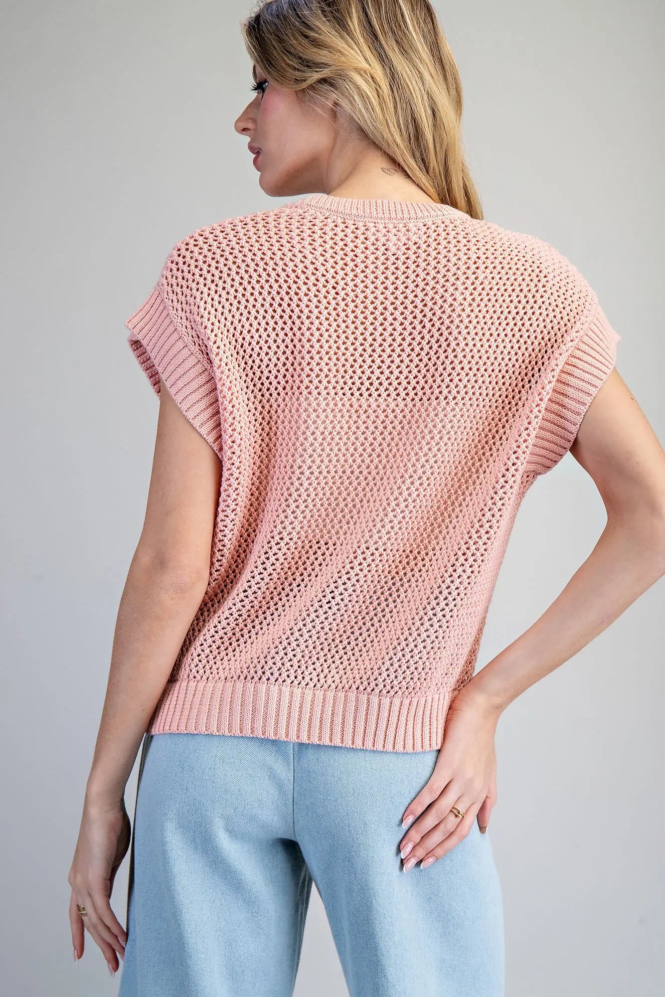 Open Weave Knit Top