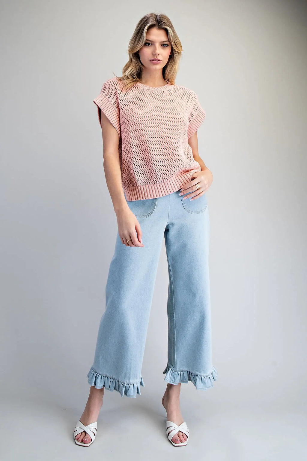 Open Weave Knit Top