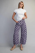 Polka Dot Barrel Pants