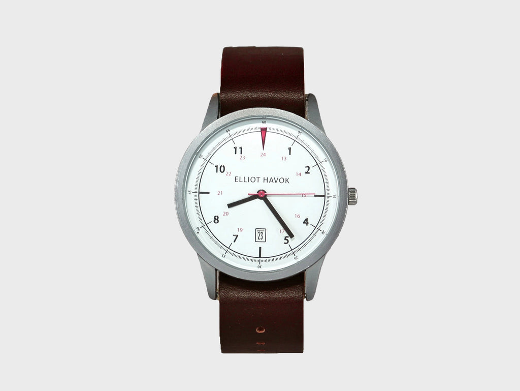 Havok White Classic Watch