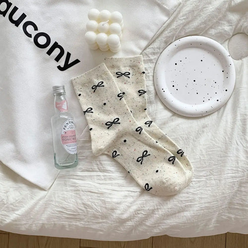 Bow Socks Women