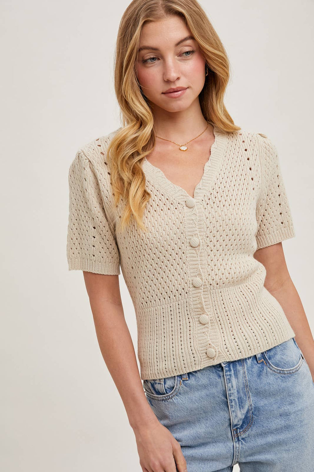 KELLY GREEN CARDIGAN