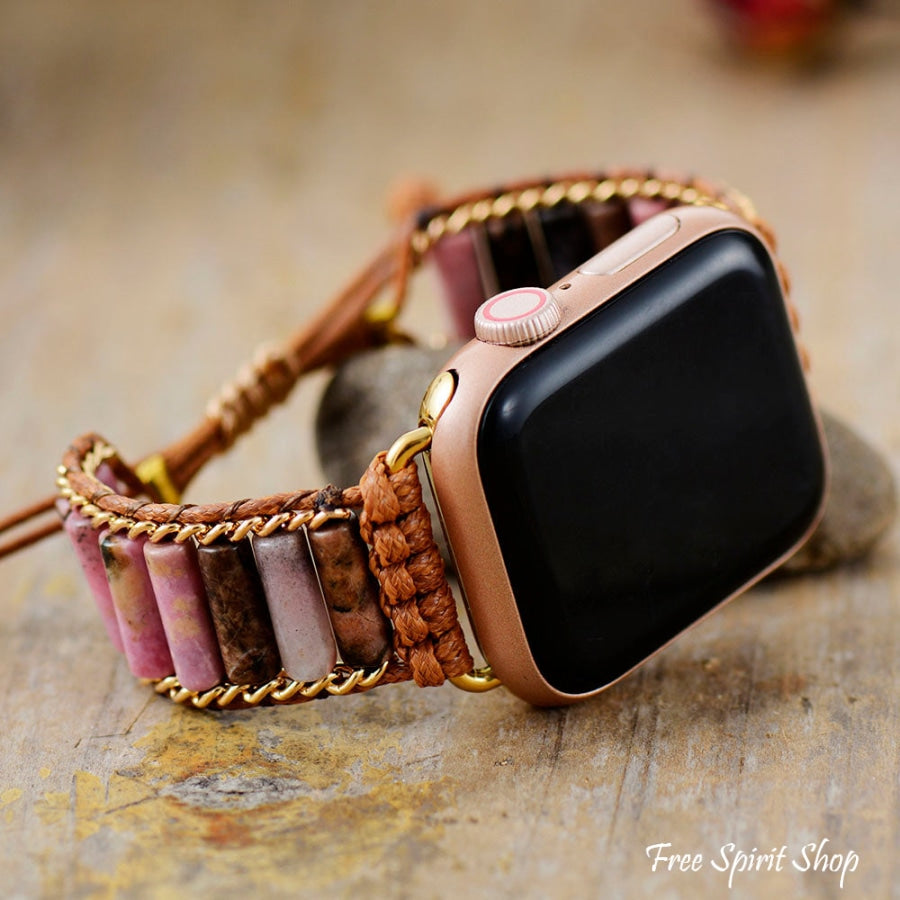 Rhodonite Apple Watch Band