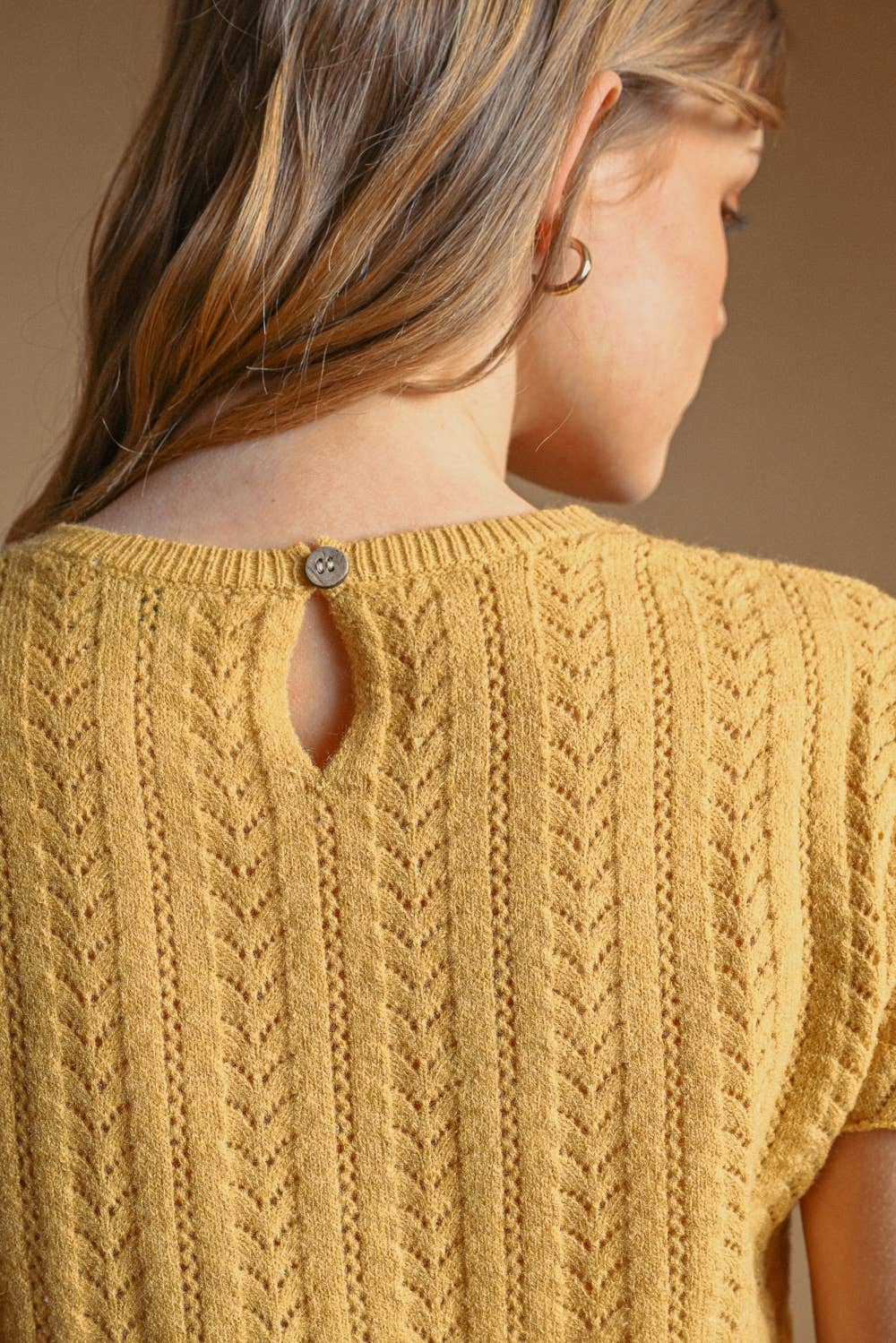 Chamomile Pointelle Top