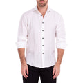 White Button Up Long Sleeve Dress Shirt