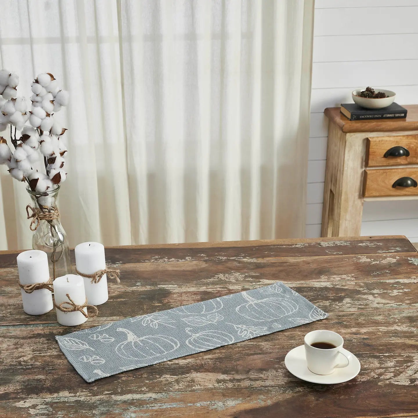 Silhouette Fall Table Runner 8x24