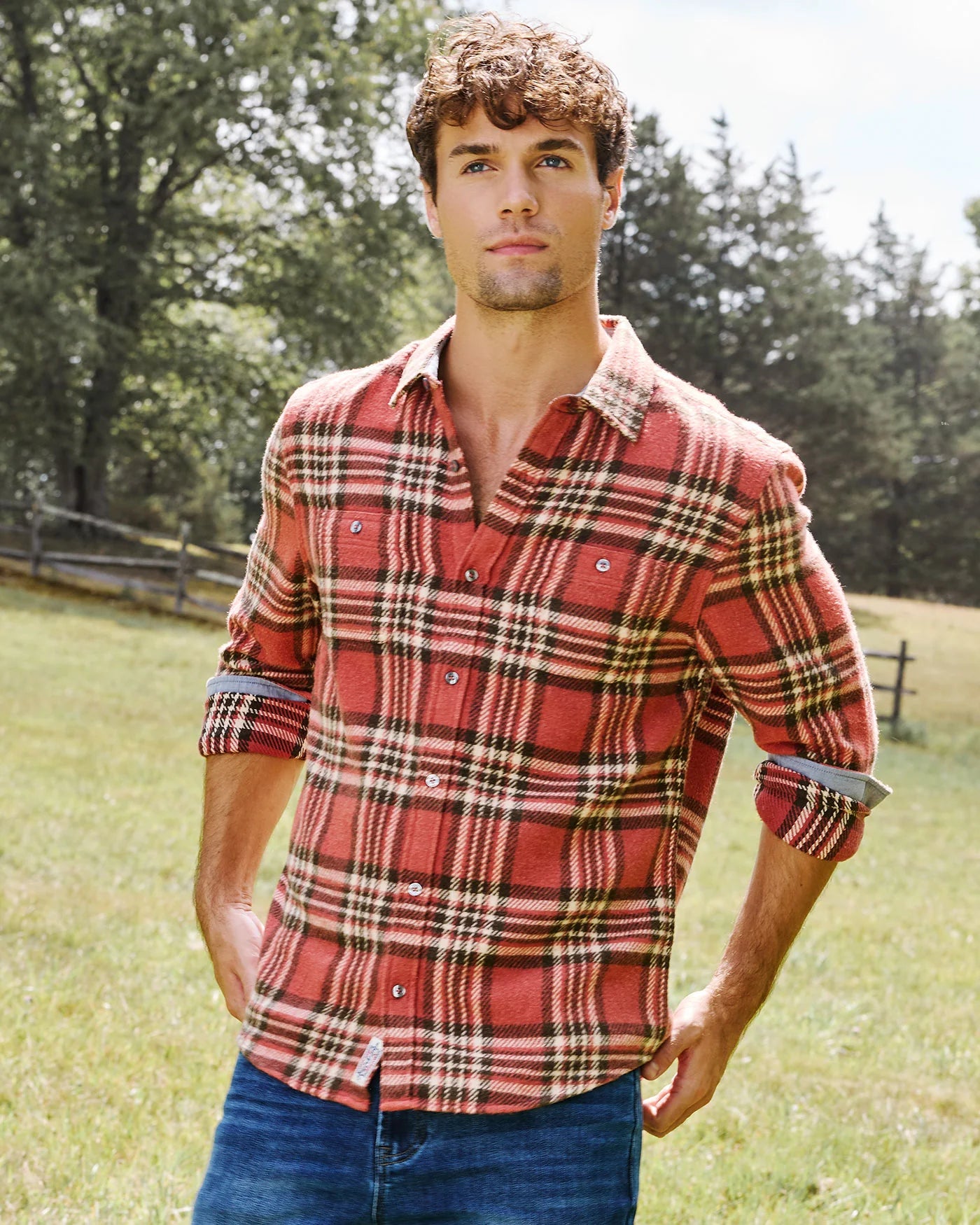 Sheffield Red Blue Flannel