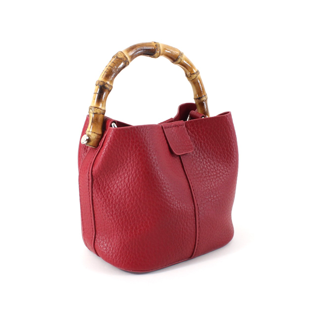 Bamboo Top Handle Crossbody