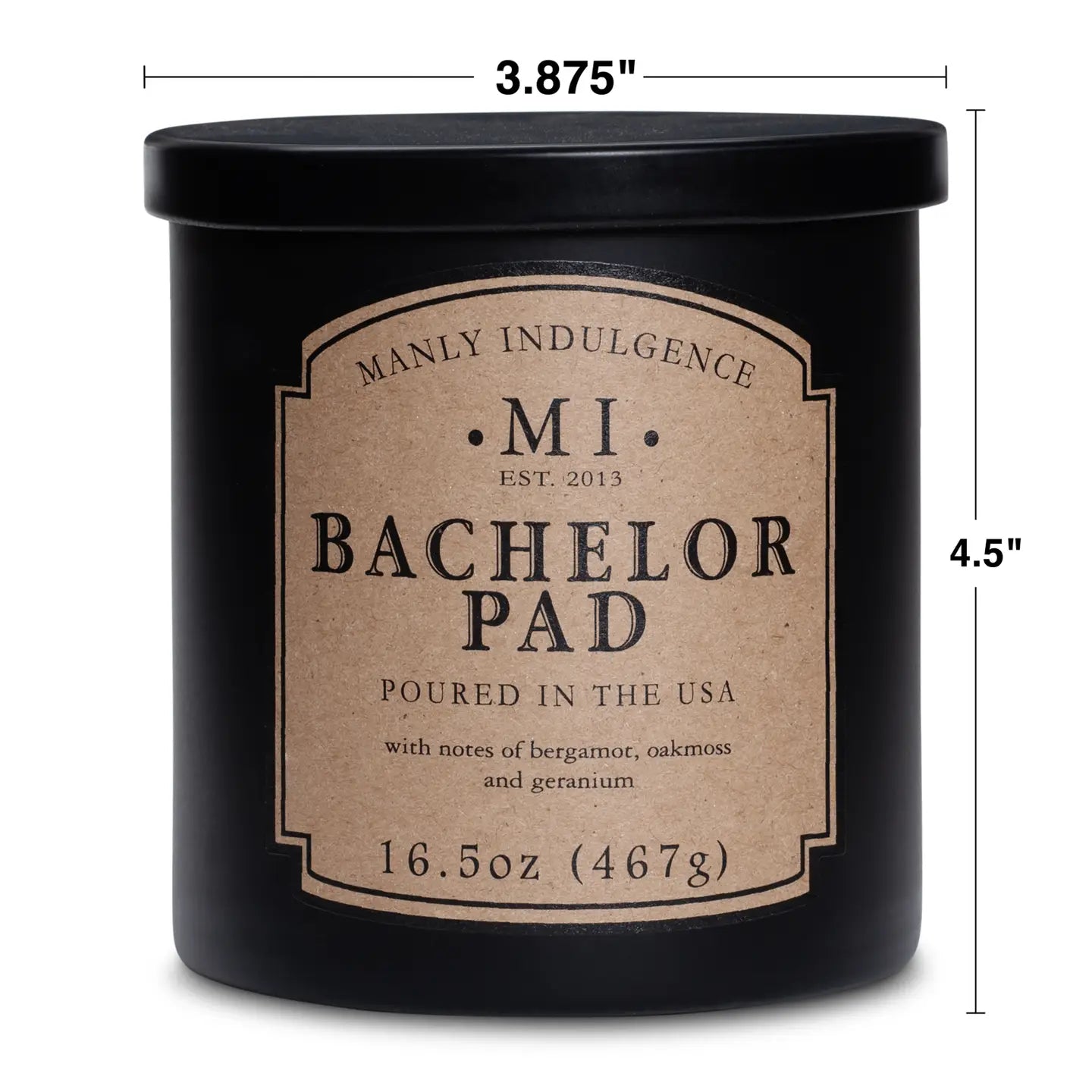 Manly Indulgence Classic Bachelor Pad, Candle 16.5 oz