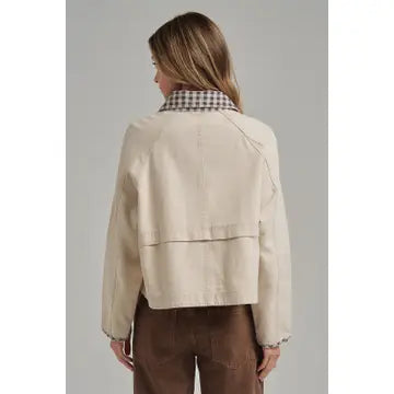 Oxford Twill Gingham Jacket