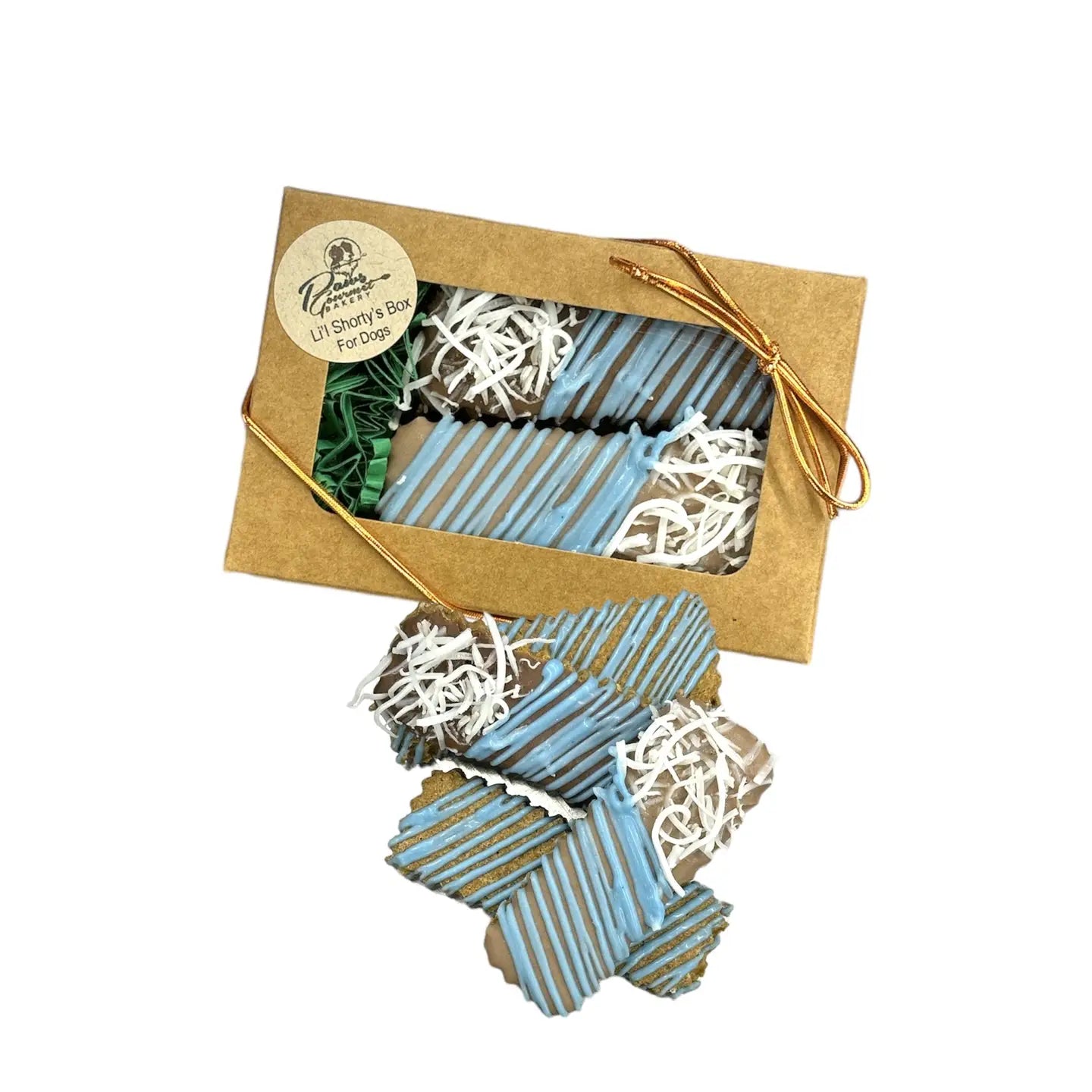 Paws Gourmet Bakery Li'l Shorty's Box Dog Treats, 4-count
