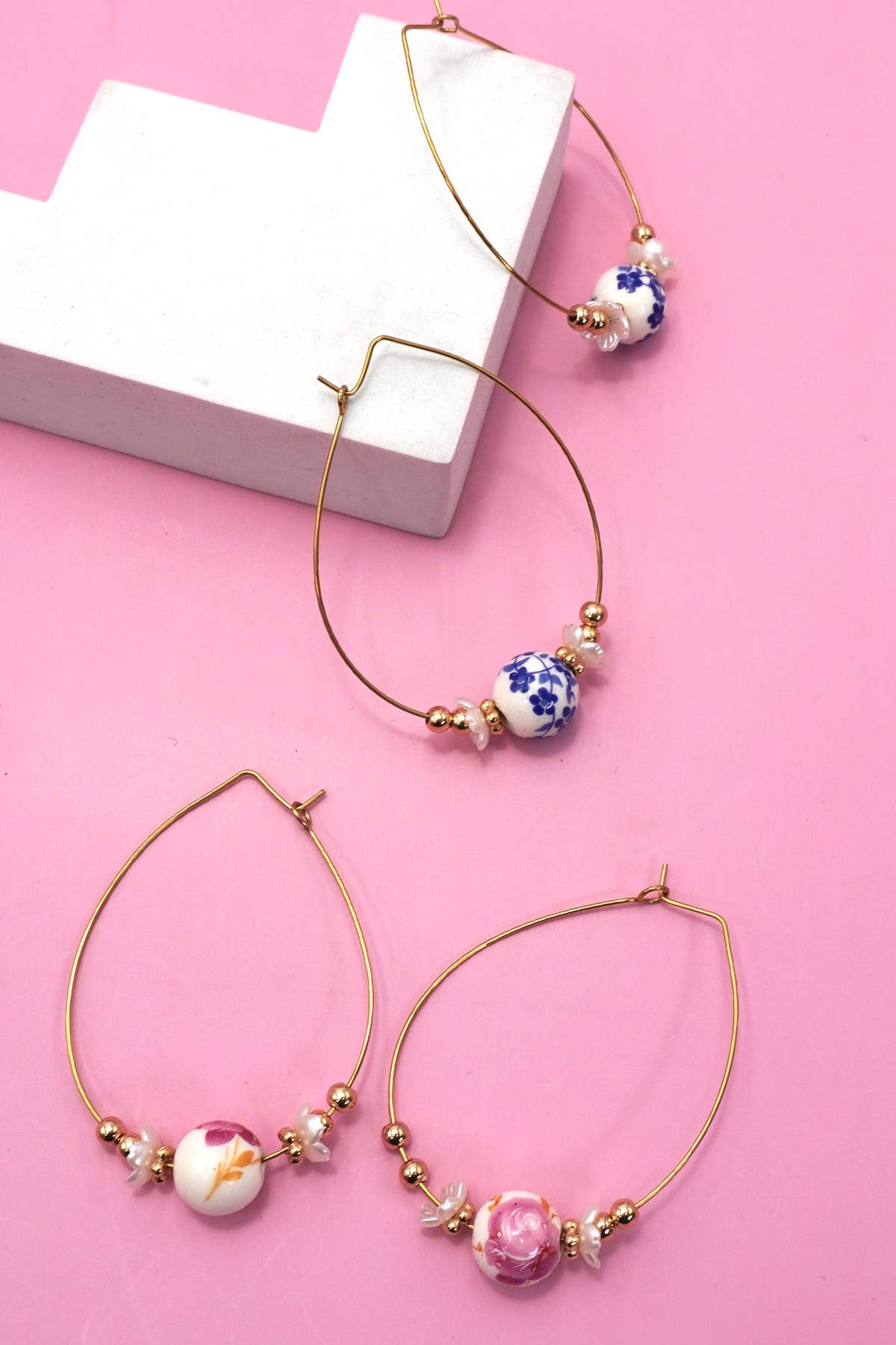 STAINLESS STEEL PORCELAIN  TEARDROP