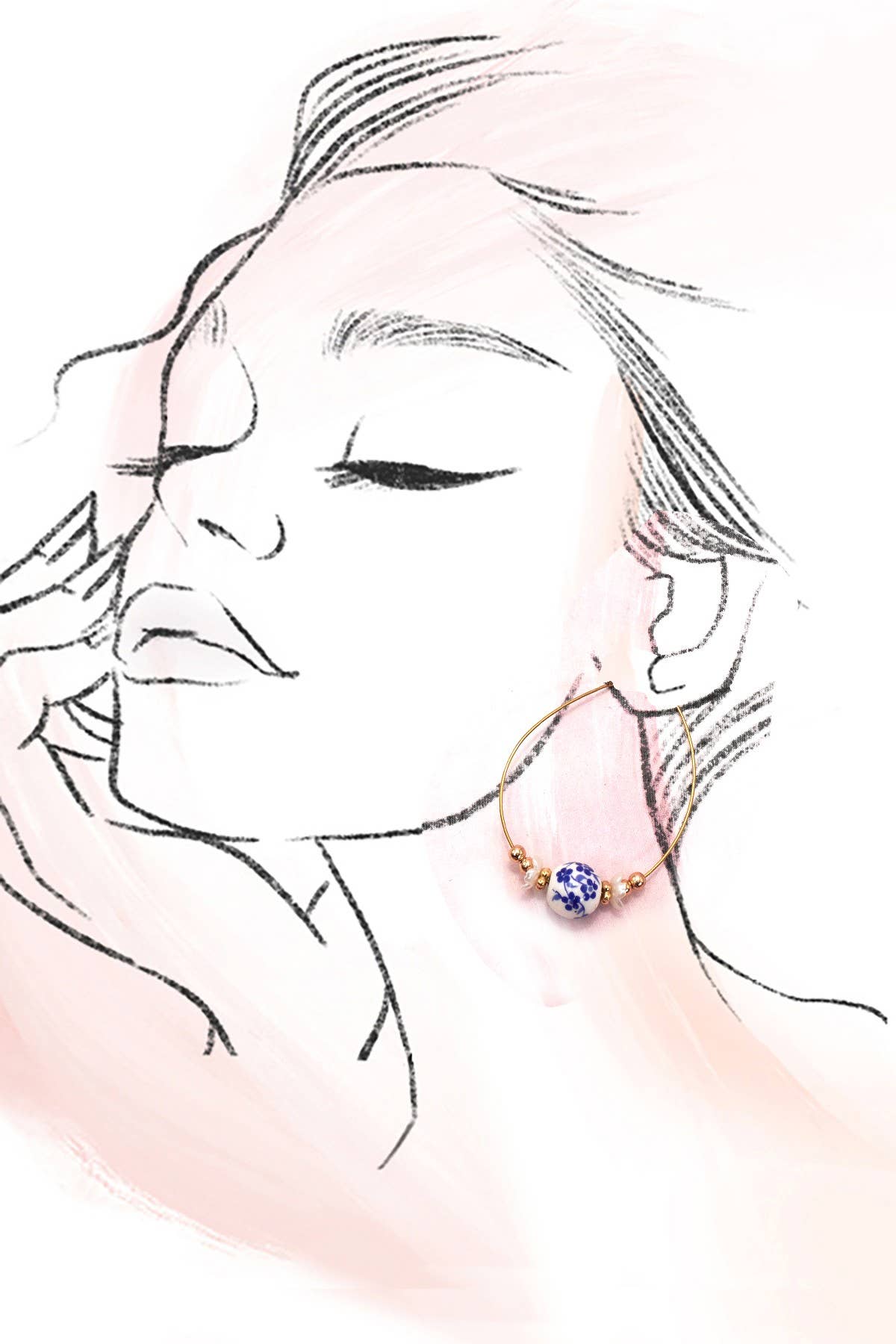 STAINLESS STEEL PORCELAIN  TEARDROP