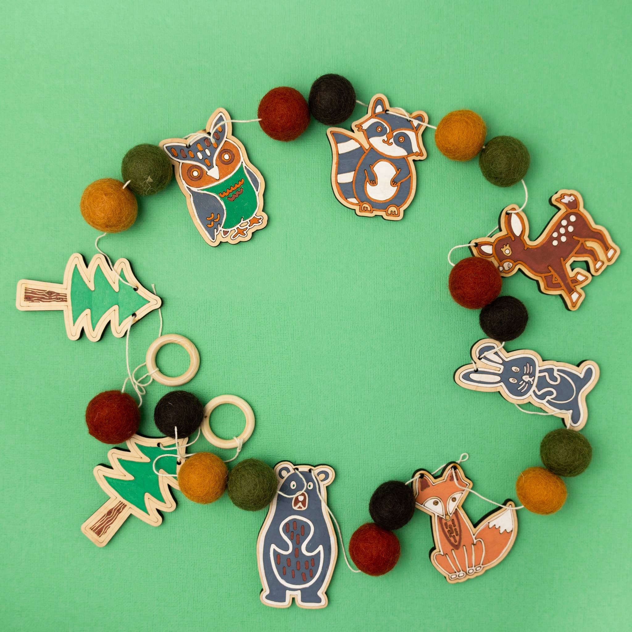 DIY Craft Kit - Woodland Garland