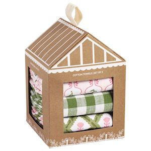 Pink Greenhouse Towel Set