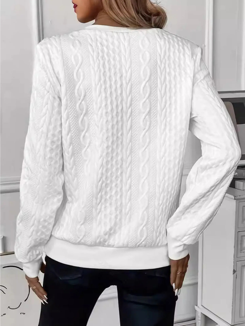 Quarter Zip Textured Athletic Wear Sweater