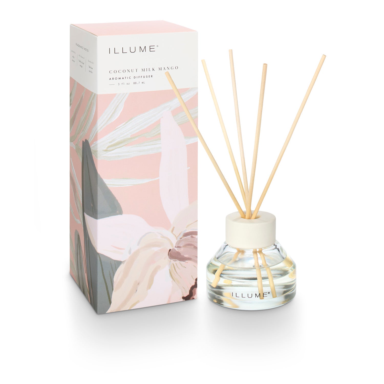 Coconut Milk Mango Aromatic Diffuser – 3 Fl. Oz | Sweet & Warm Home Fragrance