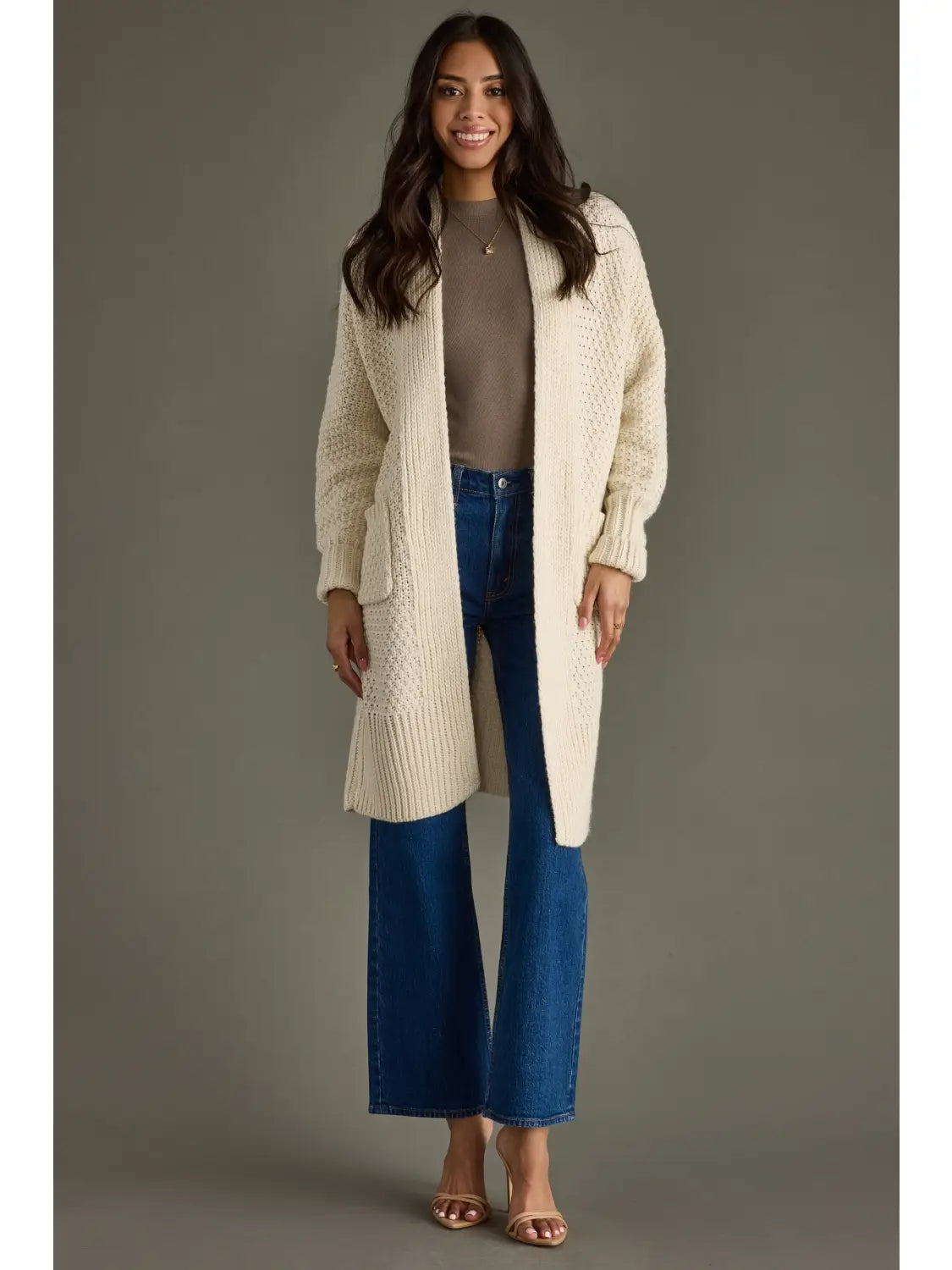 Ivory Knit Cardigan