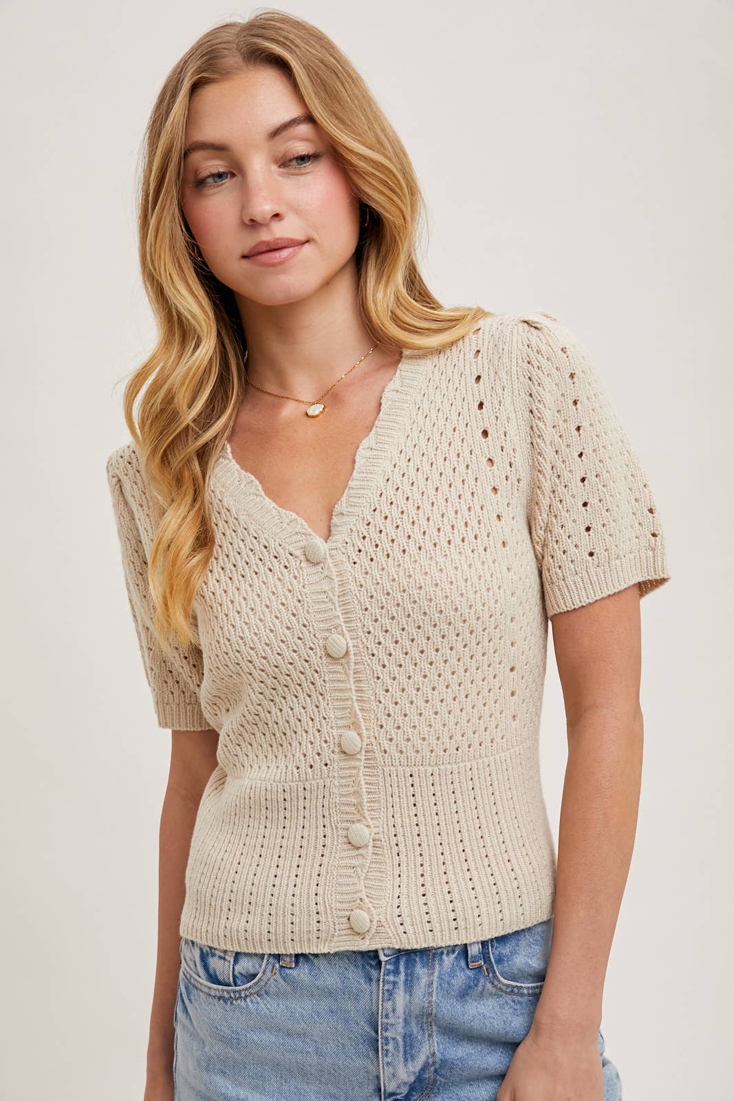 KELLY GREEN CARDIGAN