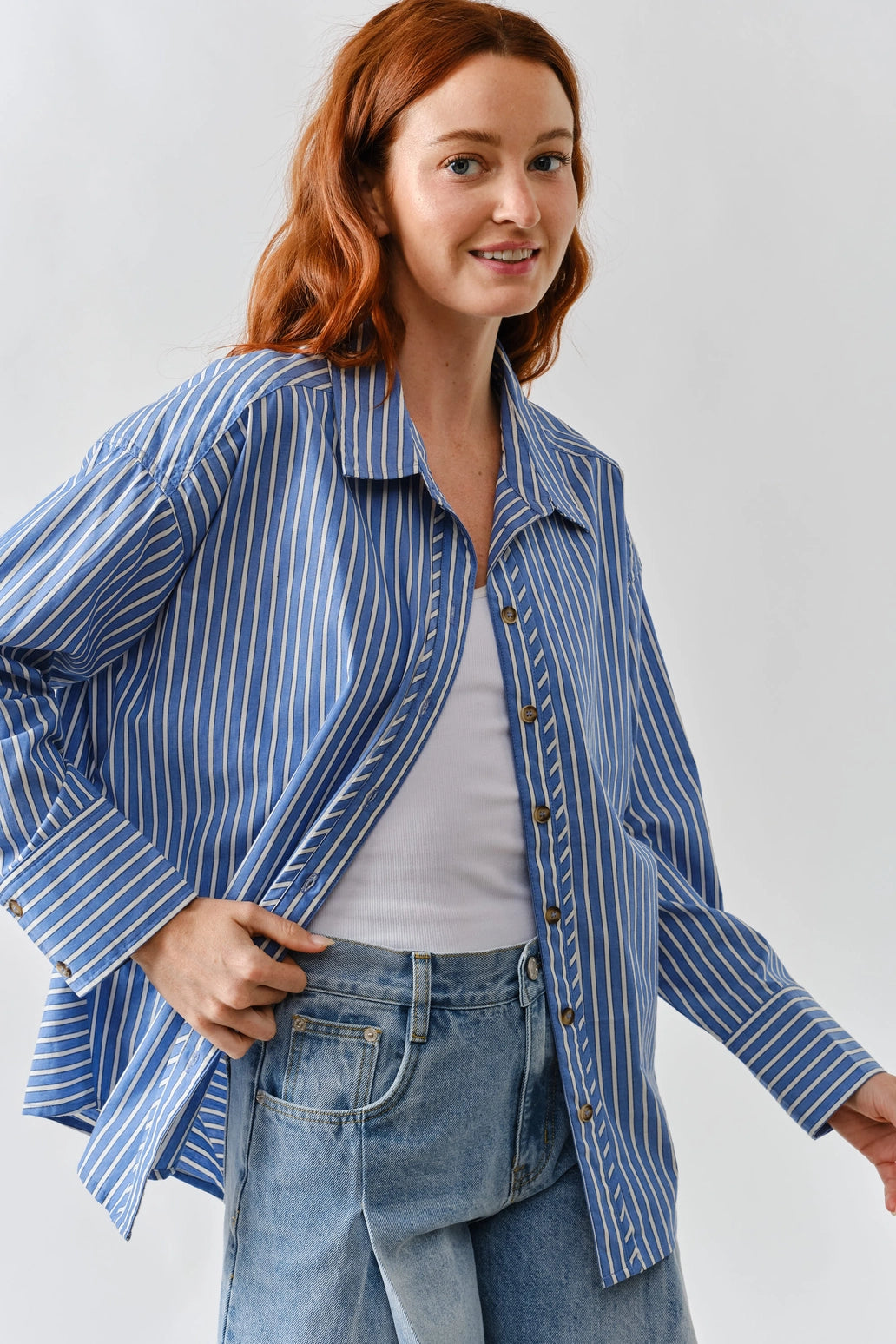 Oversized Stripe Shirt
