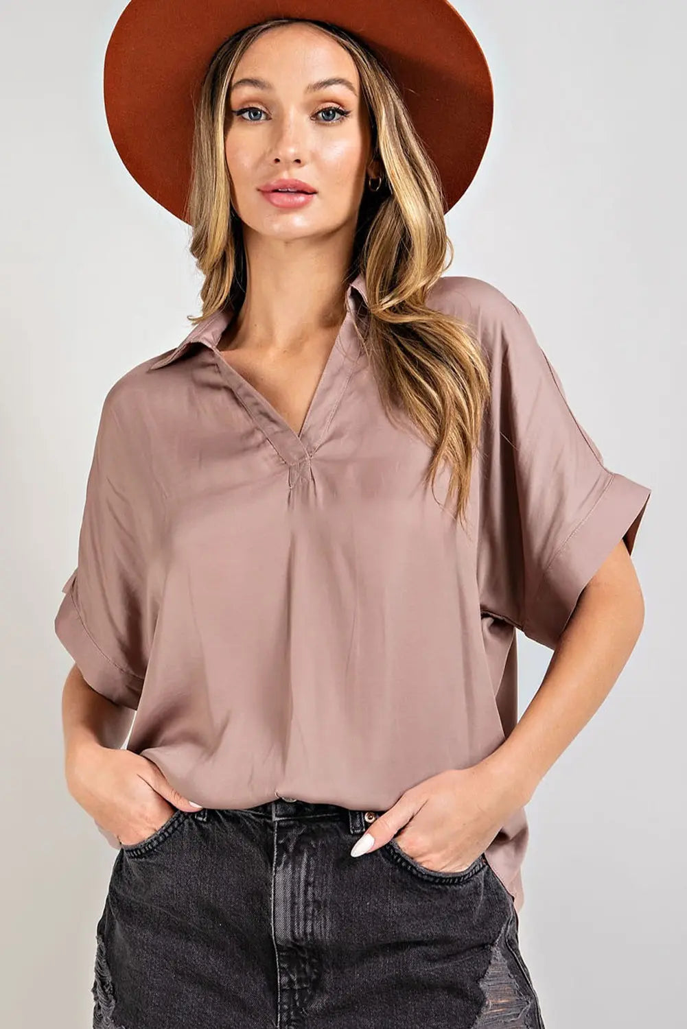 Coco Collared V-Neck