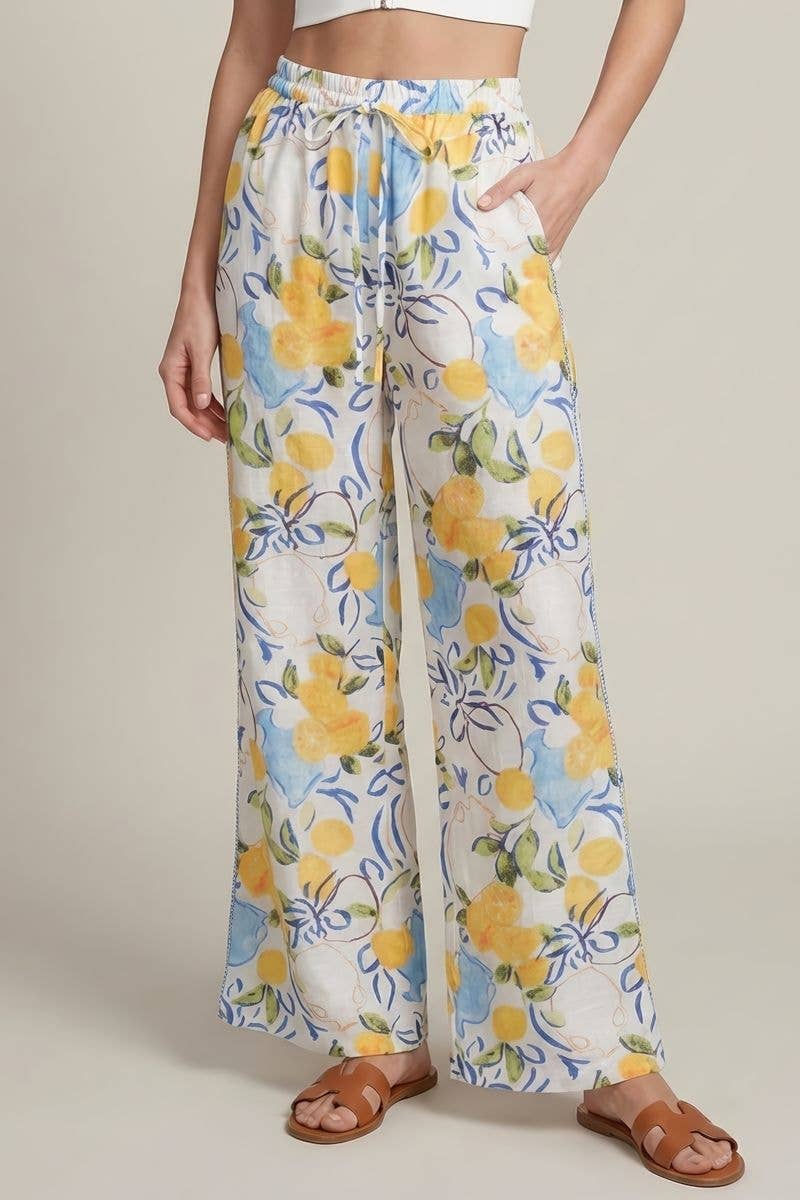 Limoncello Wide Leg Pant