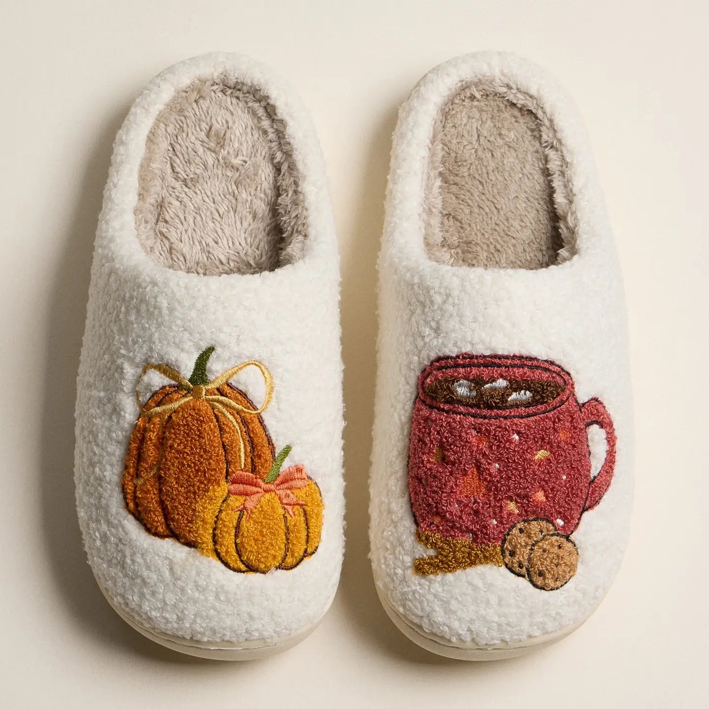 Pumpkin Spice Cozy Slippers