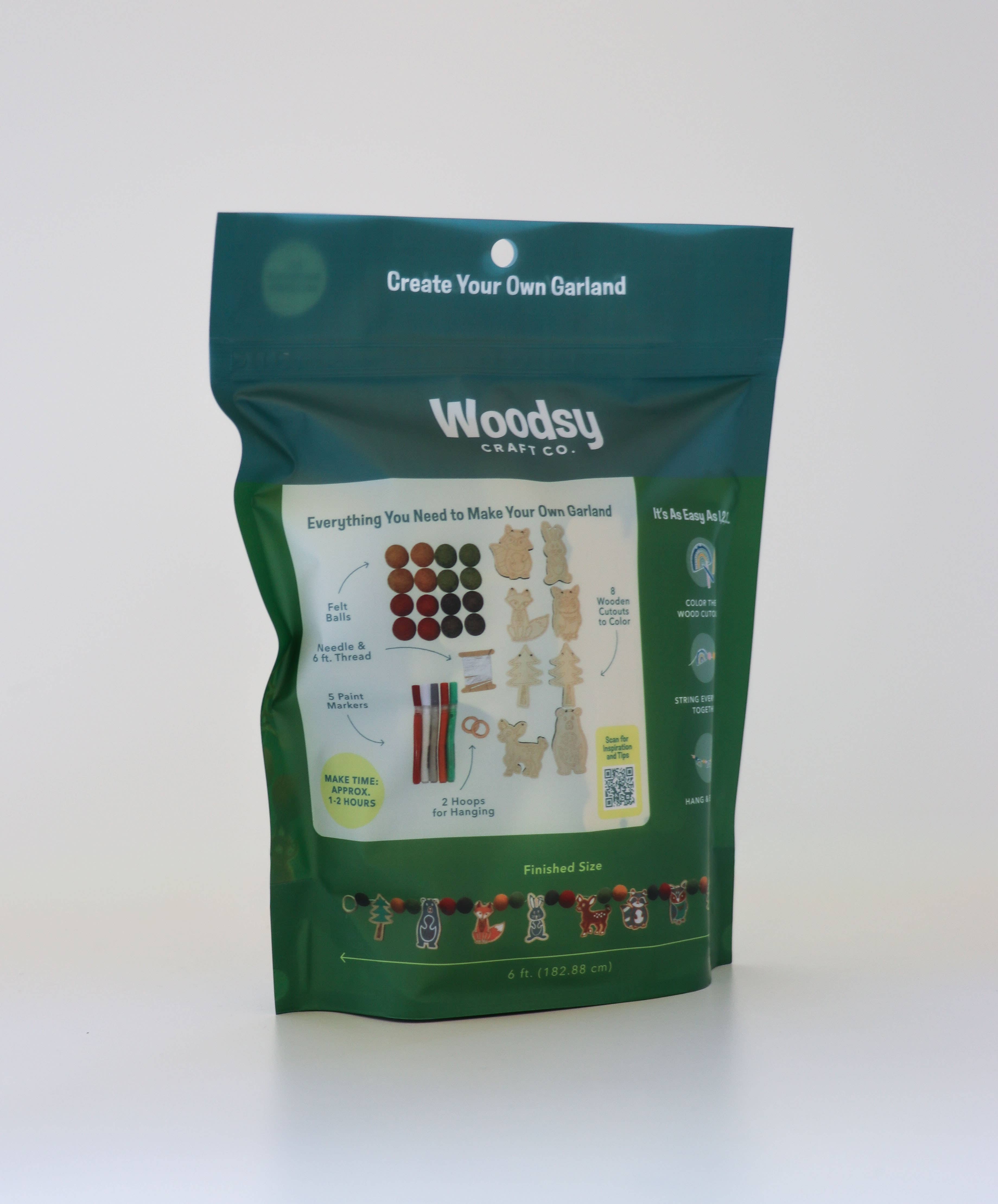 DIY Craft Kit - Woodland Garland