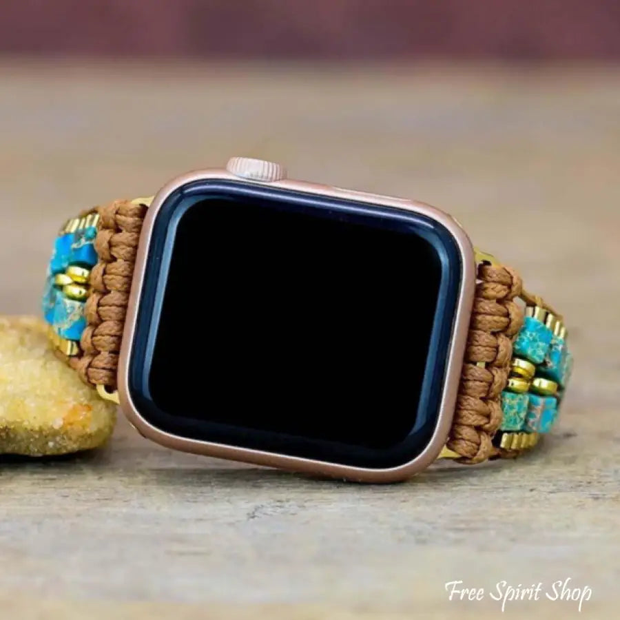Turquoise Jasper Apple Watch Band