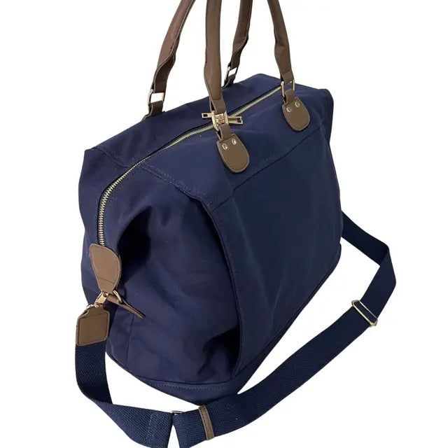Pickle Ball Mens Canvas Tote Navy