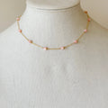 Maddie Pink Opal Bead Necklace
