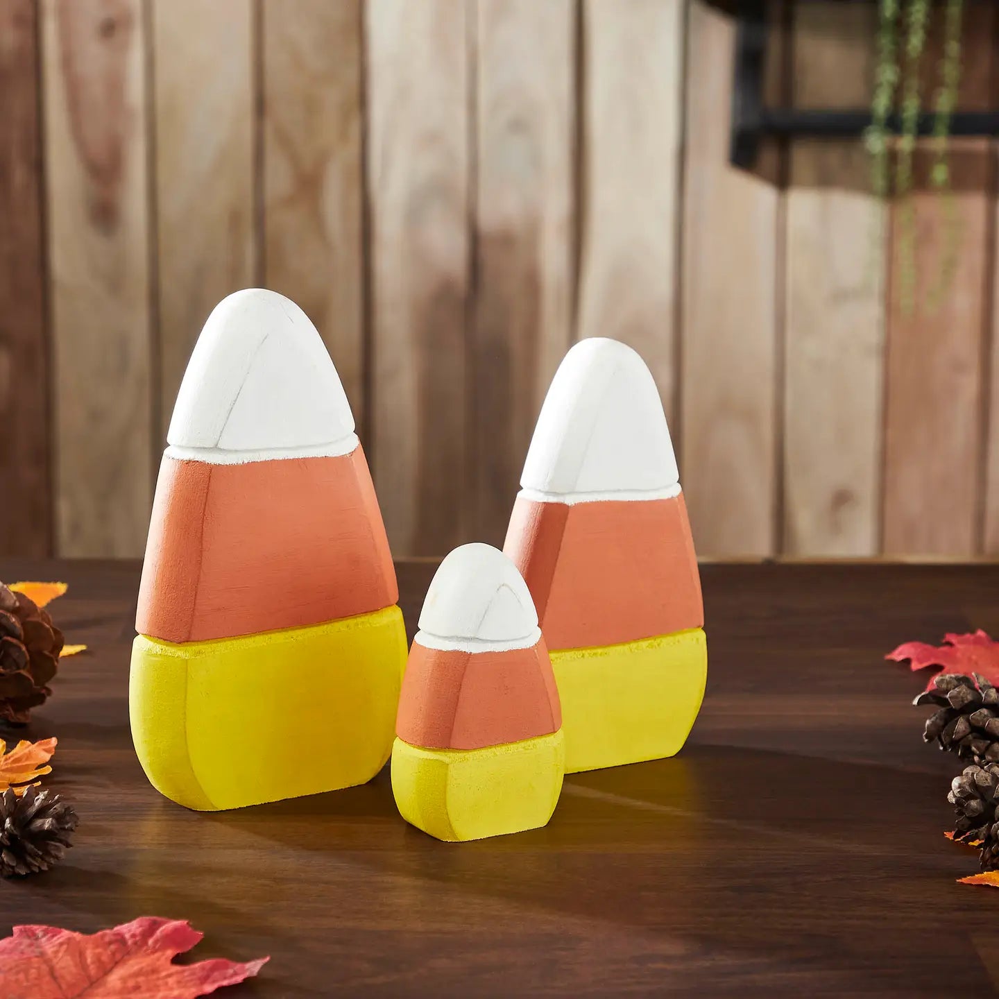 Fall Autumn Candy Corn Set of 3
