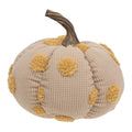 Cream Plush Polka Dot Pumpkit