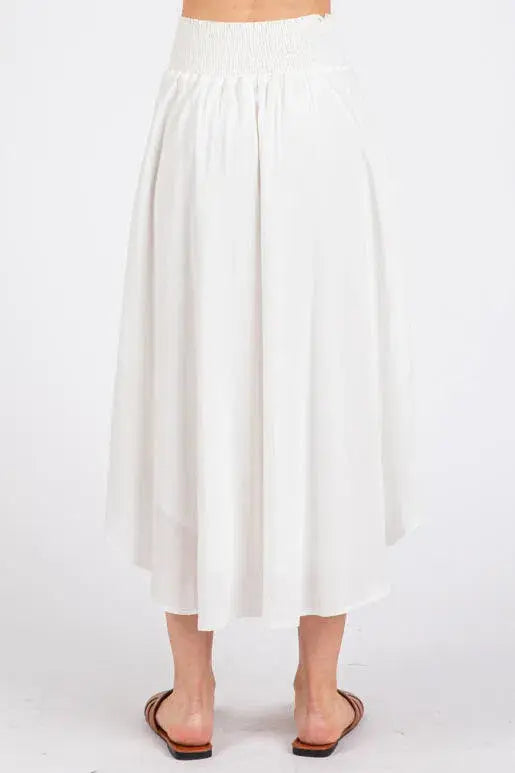 Midi Skirt With Lining