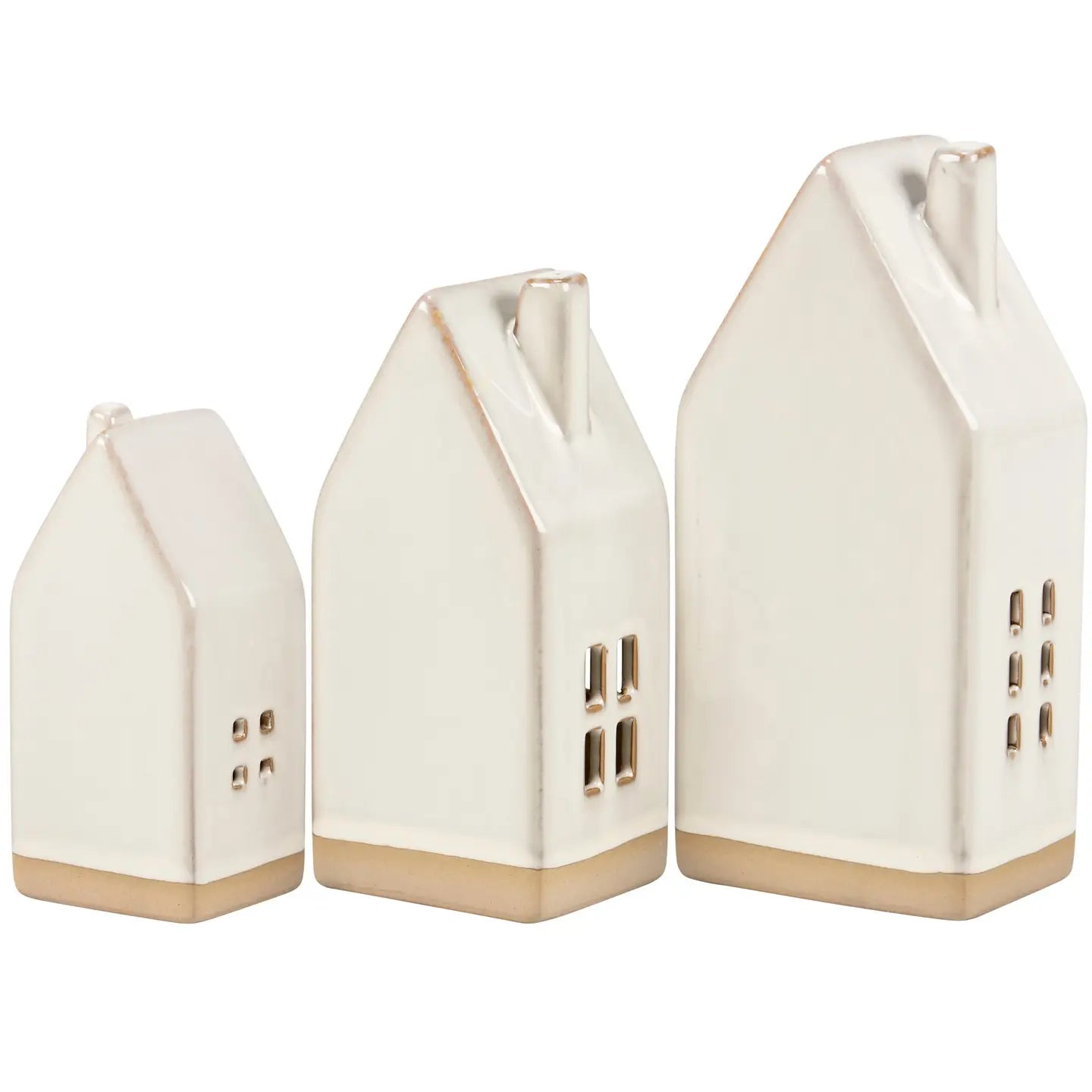 Lighted House Figurine Set