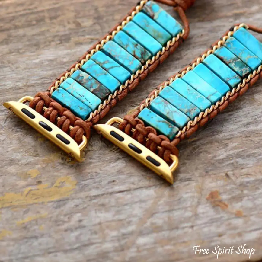 Turquoise Jasper Apple Watch Band