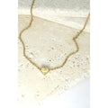 Petite Gold-Dipped Heart Necklace