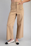 Taupe Wide Leg Pants