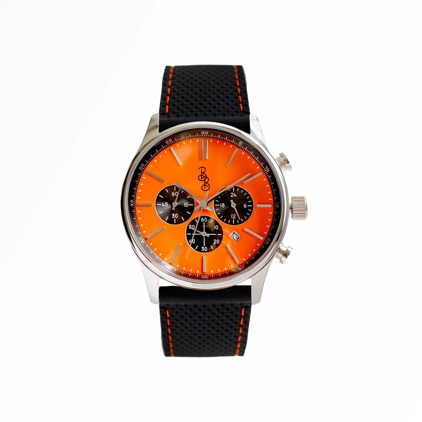 Orange and Black Chronograph