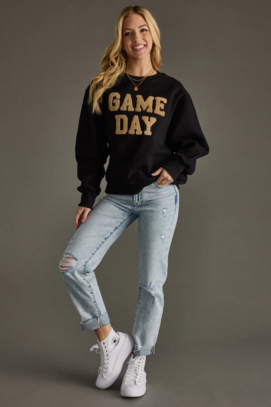 Game Day Sweatshirt- Black