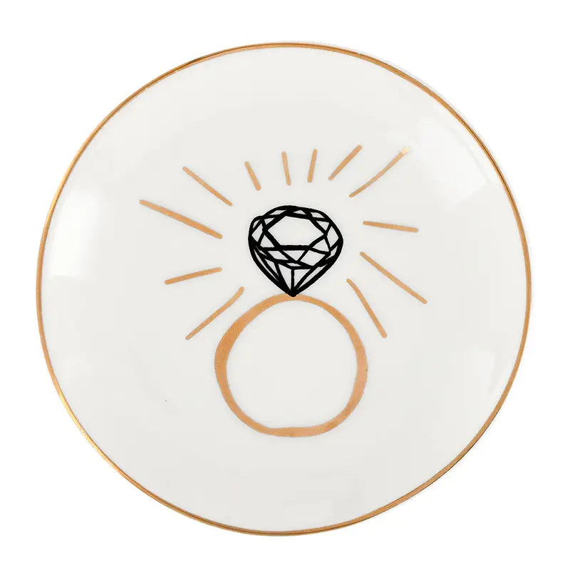 Ceramic Trinket Tray - Ring