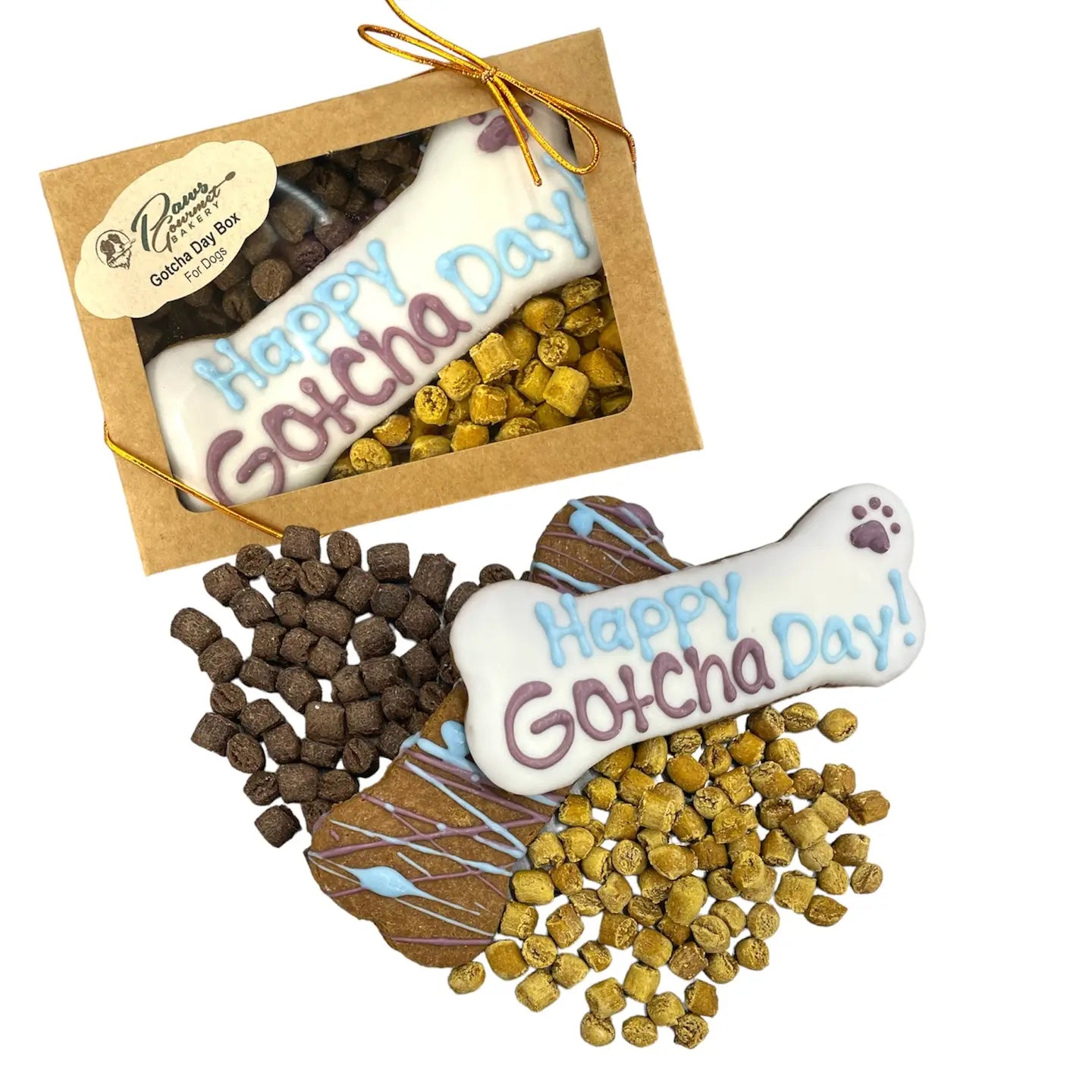 Paws Gourmet Bakery Happy Gotcha Day Box Dog Treats