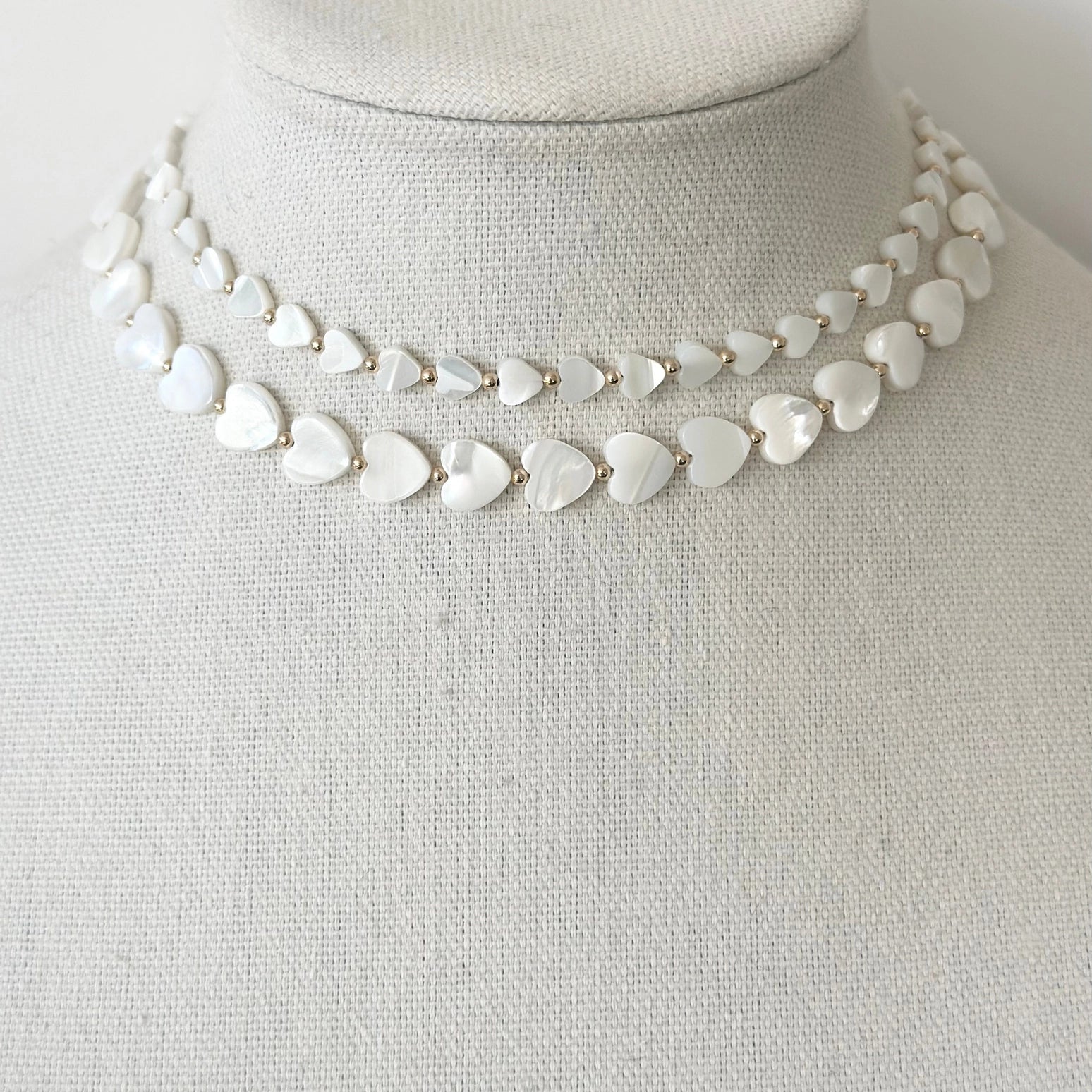 Pippa Quartz Small Heart Necklace