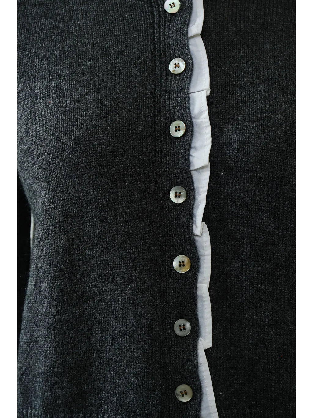 Woven Lace Buttondown Cardigan